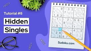 Hidden singles - a Sudoku technique for beginners screenshot 3