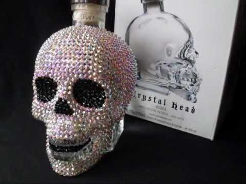 Crystal Head Vodka Skull - Customised with Swarovski Crystals