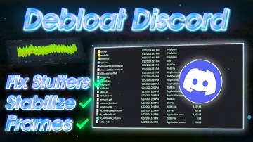 How to Fix Stuttering and Micro Stutters on PC (Debloat Discord)