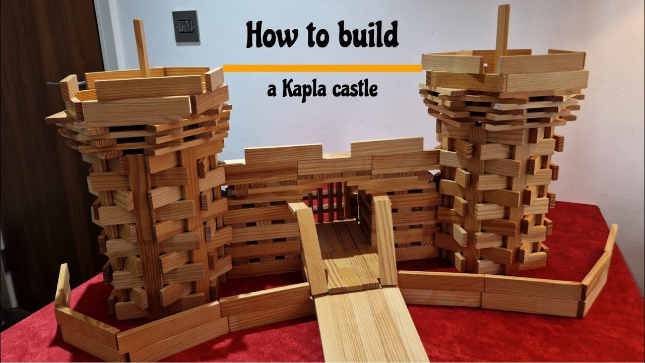 Medieval Marvels: Create a Realistic Kapla Castle [Step by Step Guide] 