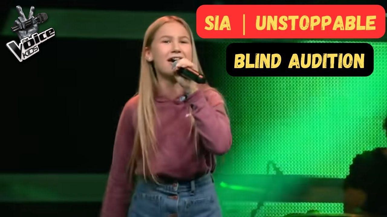 Sia Unstoppable Leonie Blind Auditions The Voice Kids 2019