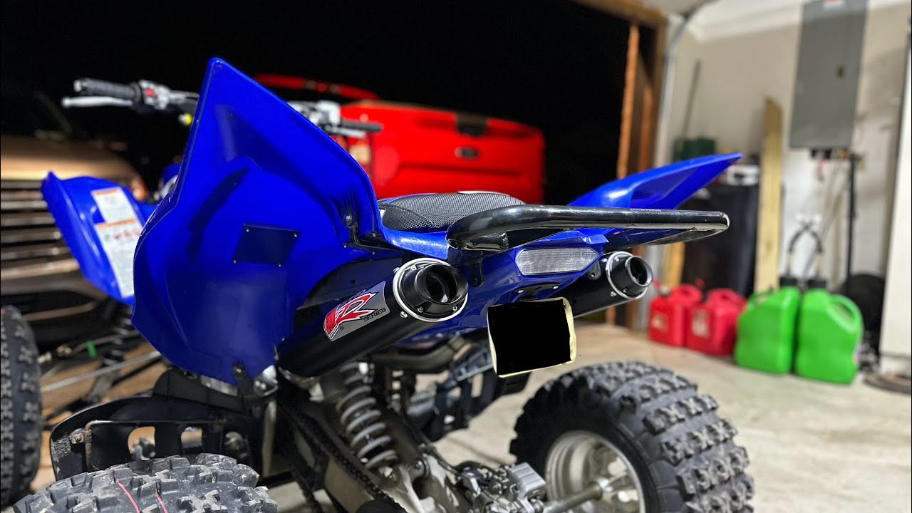 Installation of the Big Gun Evo R Duals to my Raptor 700 YouTube