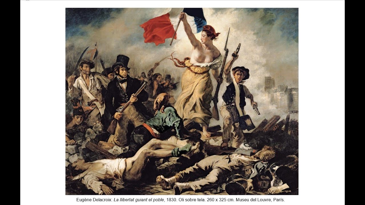 31. Romanticisme: Delacroix: la Llibertat guiant el poble - YouTube