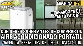 Aire Acondicionado Portatil ¿Vale la Pena?✨Todo lo que debes Saber antes de Comprar uno+ Tips de Uso