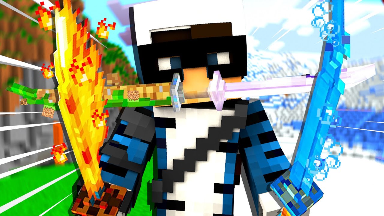 HO AGGIUNTO LE SPADE ELEMENTALI SU MINECRAFT - ITA