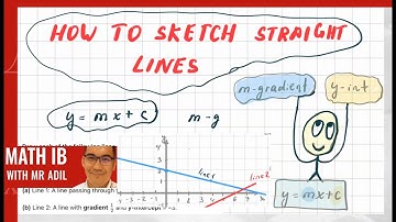 How to sketch straight lines?