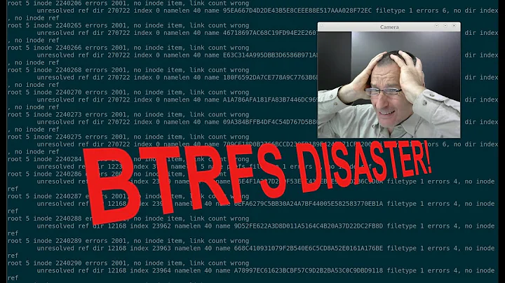 BTRFS Disaster | The problem | The solutions