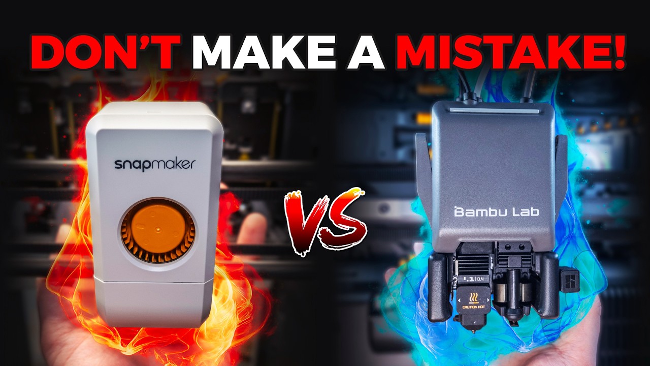 Snapmaker U1 vs Bambu Lab H2C – The COLD HARD TRUTH