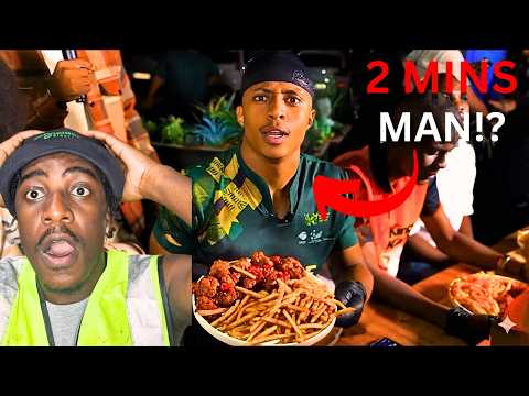 I CAN'T BELIEVE TSHEPE DID THIS! | Reacting to South Africa's Deadliest Wings Finished in 2 Mins!