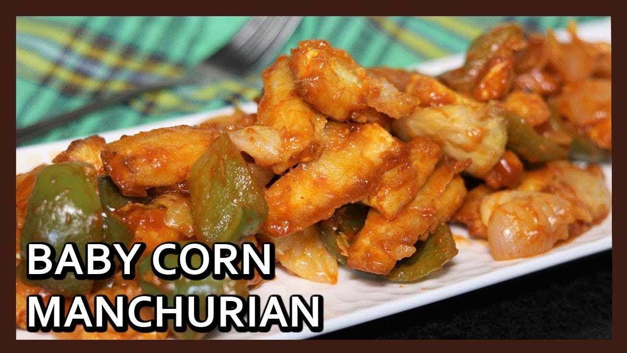 Baby Corn Manchurian Recipe | Baby Corn Starter | Airfryer Recipe | Healthy Kadai