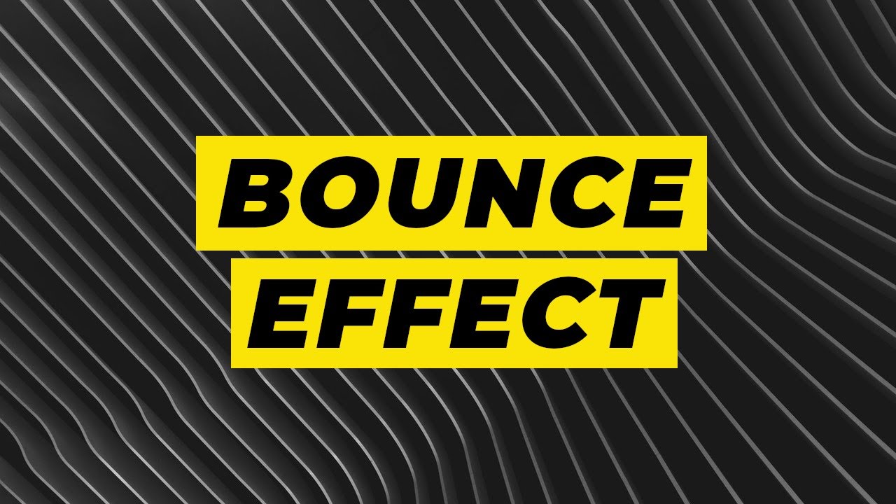 VSDC Tutorial Bounce Effect YouTube