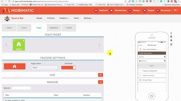 Mobimatic App Builder - Inbox Feature