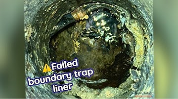 Failed Boundary Trap Liner Cut Out & Repaired by Revolution Pipe Relining!