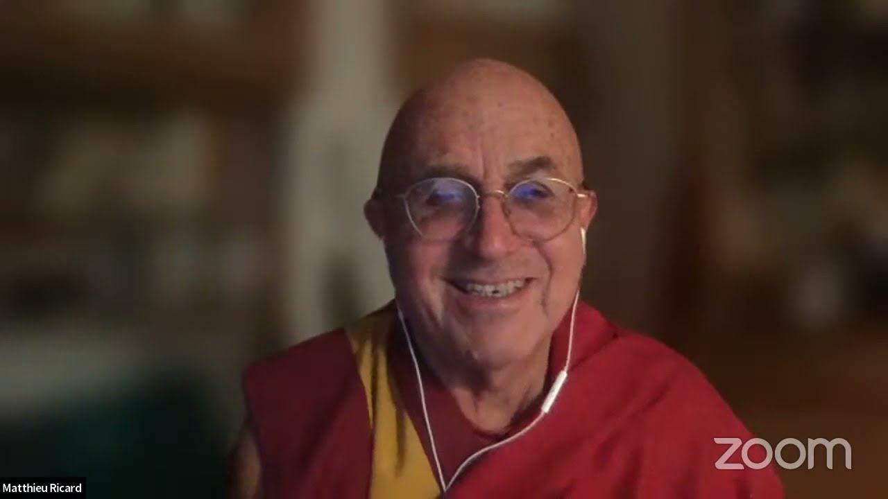 Conférence avec Matthieu Ricard : 