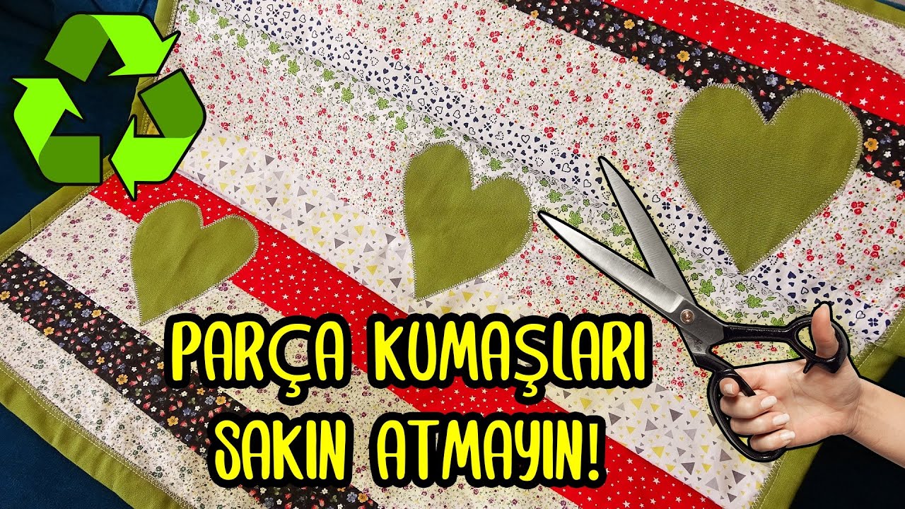 ARTA KALAN KUMAŞLARLA YOLLUK YAPIMI! (Kolay Kırkyama Yolluk) / Recycled Rugs With Pieces Of Fabric