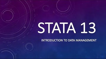 Introduction to Using STATA 13