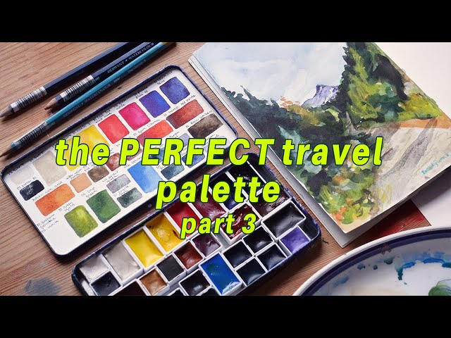 Watercolor Hack: Create Your Own Travel Palette 