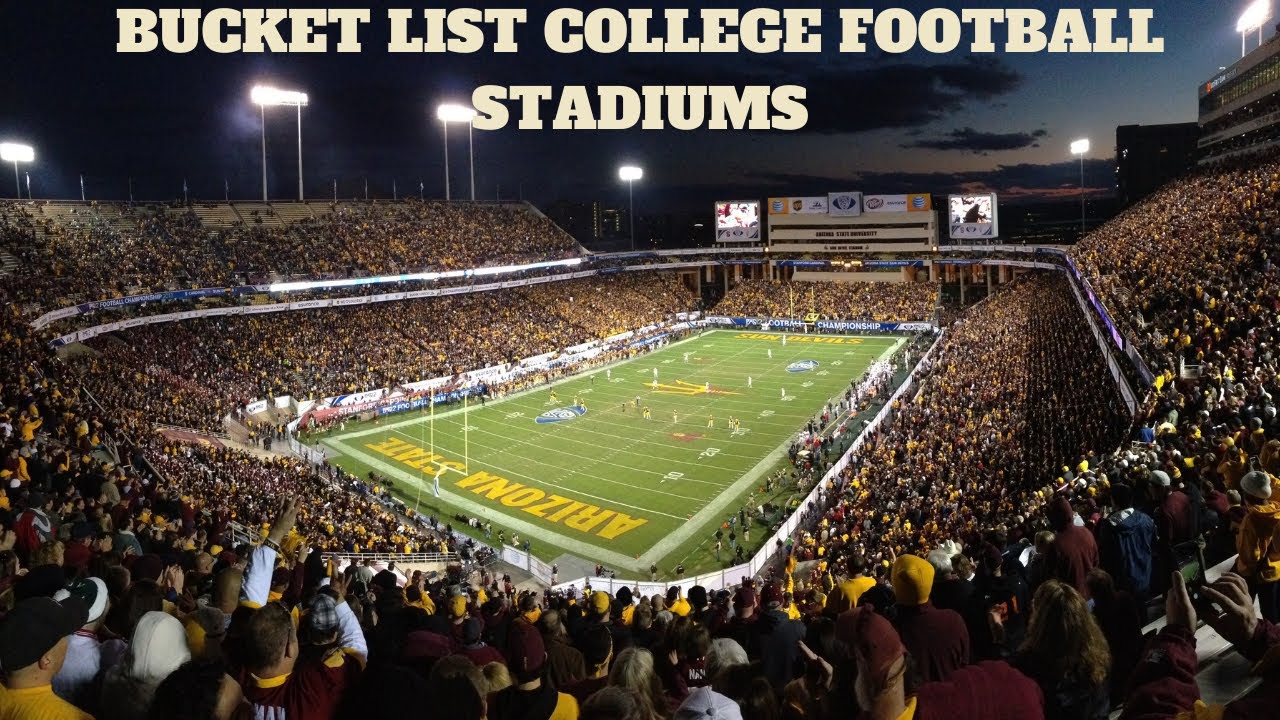 My Top 10 Bucket List College Football Stadiums YouTube