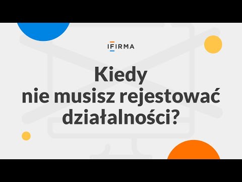 Działalność nierejestrowa -