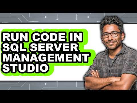 How to Run Code in Sql Server Management Studio (easy Method)
