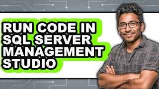 How to Run Code in Sql Server Management Studio (easy Method)