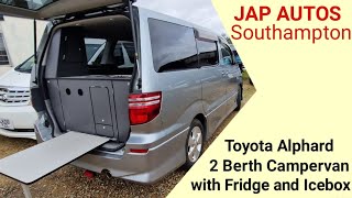Toyota Alphard 2 Berth Campervan with Fridge
