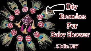 DIY Baby Shower brooch | Mom to be Brooch #babyshower #babyshowerbrooch