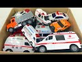 救急車や消防車が緊急走行しました!サイレンが鳴る緊急車両が坂道走る