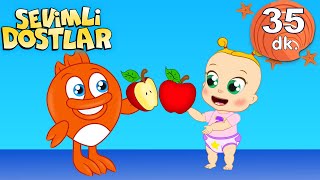 Bütün Yarım Sevimli Dostlar Bebek Şarkıları | Çocuk şarkıları | Adisebaba TV Nursery Rhymes