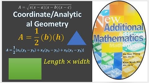 Area of Triangles ||  Quadrilaterals || Coordinate Geometry || Additional Mathematics Sukkur IBA