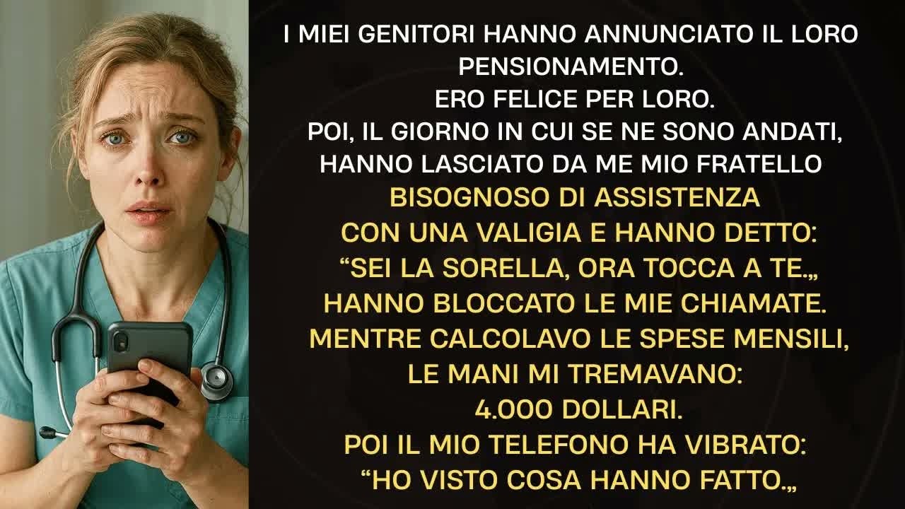 HANNO ABBANDONATO MIO FRATELLO DISABILE PER GODERSI LA PENSIONE
