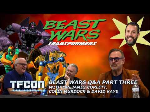 Beast Wars Q&A Part 3 w/ Ian James Corlett, Colin Murdock & David Kaye | Cheetor's Adam Sandler Tale