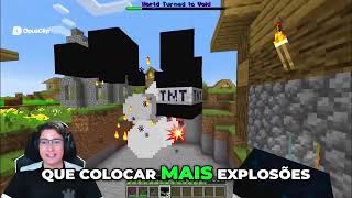Minecraft Criando Foguetes e Armaduras de Void! Incrível! #minecraft #minecraftmemes