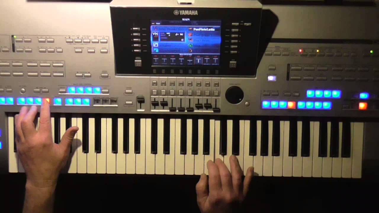 Je t'aime mon amour - Claudia Jung, Instrumentalcover auf Tyros 4