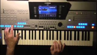 Je t'aime mon amour - Claudia Jung, Instrumentalcover auf Tyros 4