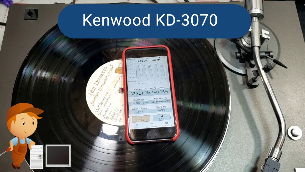 Kenwood KD3070 Turntable repairs YouTube