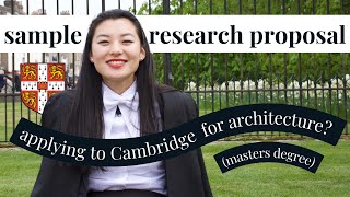 What I Wrote That Got Me Accepted Into Cambridge University for Architecture