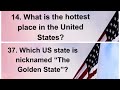 Trivia questions us  general knowledge gk questions about the us  trivia questions united states