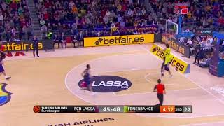 Jan Vesely Topu Çaldi Ve Uçtu Fenerbahçe Vs Barcelona