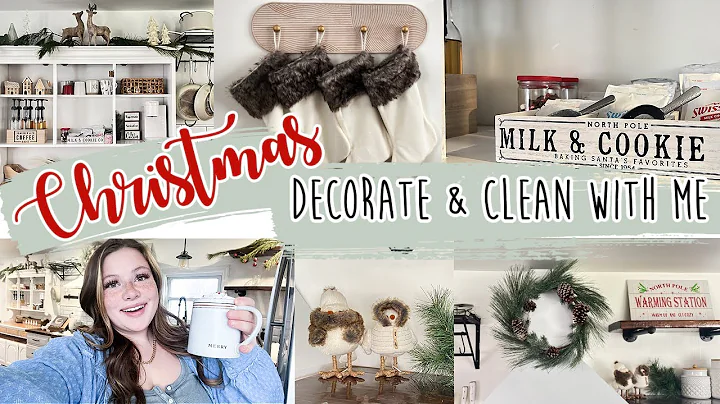 CHRISTMAS CLEANING MOTIVATION | DECORATE & CLEAN | TINY HOUSE