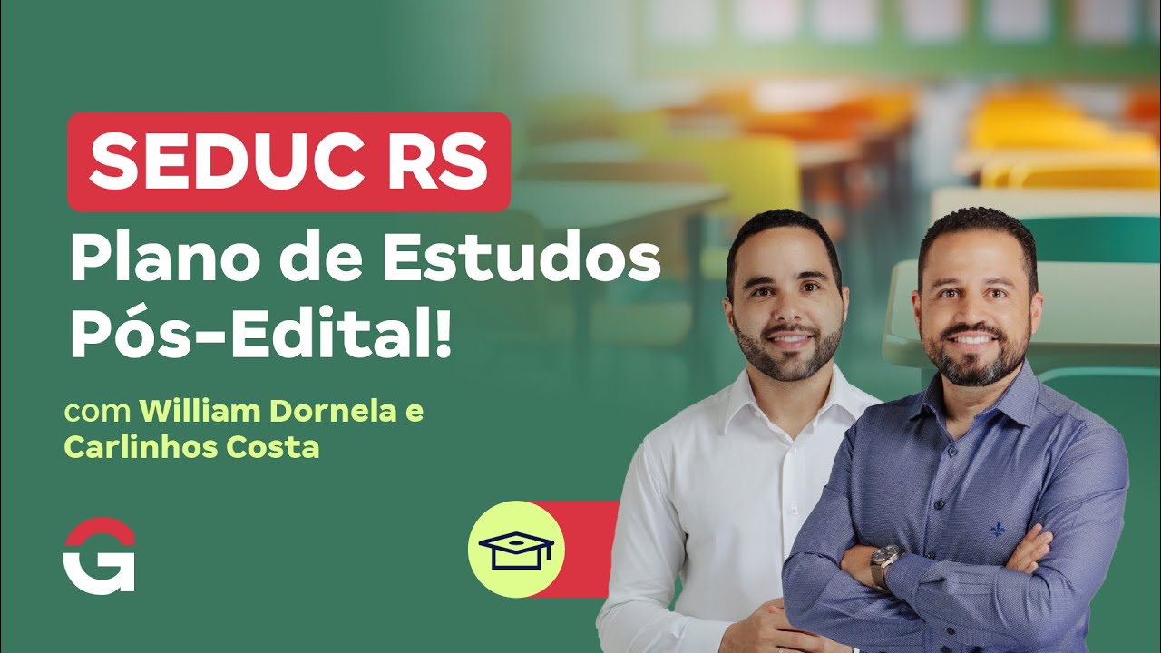 Concurso Seduc RS | Plano de Estudos Pós-Edital!