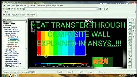Analysis through composite wall in ANSYS...!!!