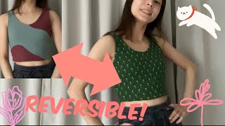 Making a reversible tank top!! by Momoko 1,069 views 4 months ago 4 minutes, 10 seconds