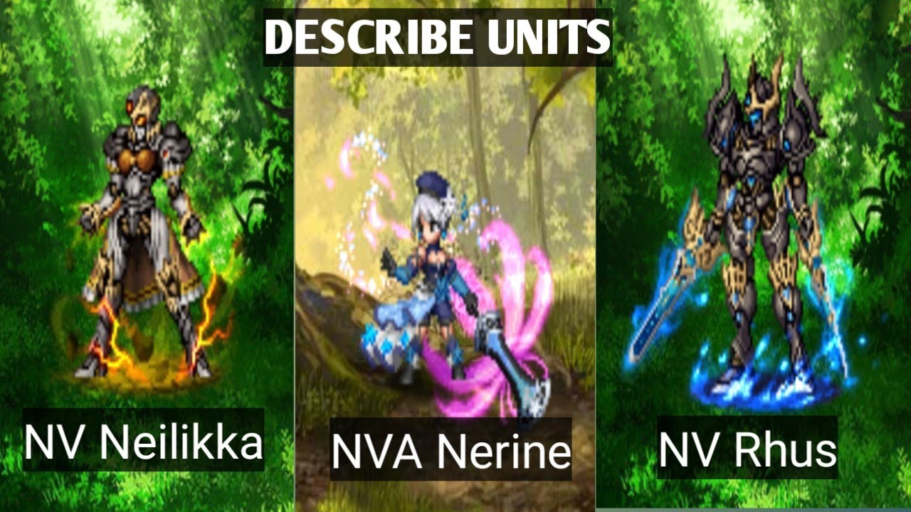 FFBE JP - Describing NV Neilikka, NV Rhus, and NVA Nerine