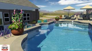 Beautiful Roman Style Pool With Entertaining Space For The Whole Family