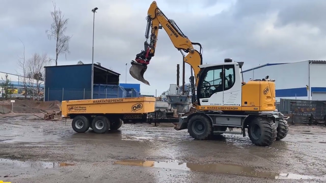 Hjulgrävare Liebherr A 912