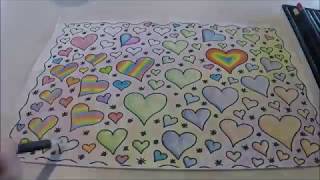 colouring in timelapse