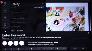 lg nanocell tv - how to enable safety options? | lg 4k led smart tv (49nano867na)