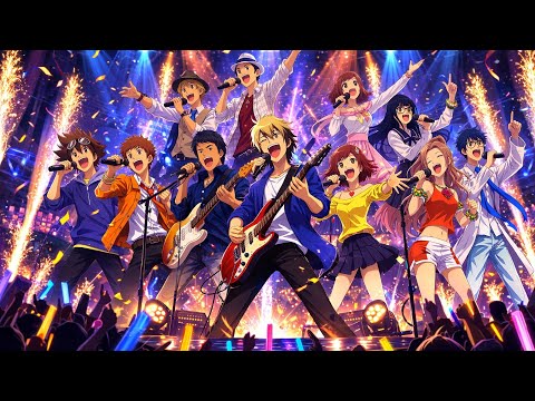 Digimon Tri, Butterfly - All Cast Version.  AI Characters generated