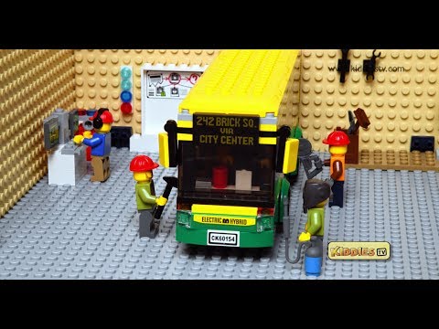 Lego city passenger bus construction | lego train |  lego bus | speed build | kids | kiddiestv